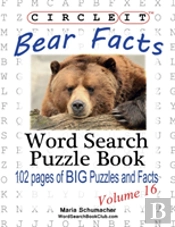 Circle It, Bear Facts, Word Search, Puzzle Book