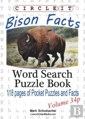 Circle It, Bison Facts, Pocket Size, Word Search, Puzzle Book