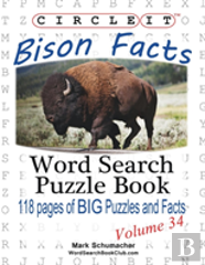 Circle It, Bison Facts, Word Search, Puzzle Book