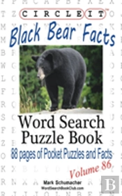 Circle It, Black Bear Facts, Word Search, Puzzle Book