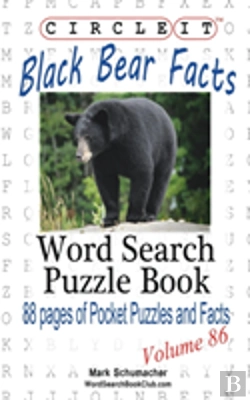 Bertrand.pt - Circle It, Black Bear Facts, Word Search, Puzzle Book