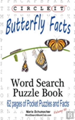 Bertrand.pt - Circle It, Butterfly Facts, Word Search, Puzzle Book