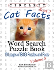 Circle It, Cat Facts, Book 2, Word Searc