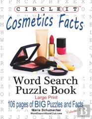 Circle It, Cosmetics Facts, Word Search, Puzzle Book