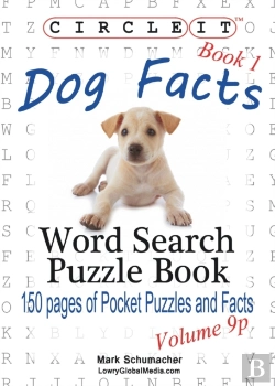 Bertrand.pt - Circle It, Dog Facts, Book 1, Pocket Size, Word Search, Puzzle Book