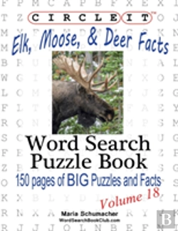Bertrand.pt - Circle It, Elk, Moose, And Deer Facts, Word Search, Puzzle Book
