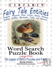 Circle It, Fairy Tale Entities, Word Search, Puzzle Book