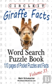 Circle It, Giraffe Facts, Word Search, Puzzle Book