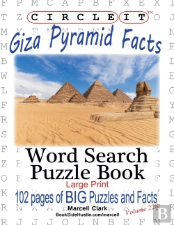 Bertrand.pt - Circle It, Giza Pyramid Facts, Word Search, Puzzle Book