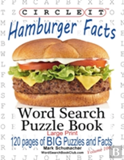 Bertrand.pt - Circle It, Hamburger Facts, Large Print, Word Search, Puzzle Book