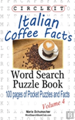 Bertrand.pt - Circle It, Italian Coffee Facts, Word Search, Puzzle Book