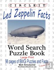 Circle It, Led Zeppelin Facts, Word Search, Puzzle Book