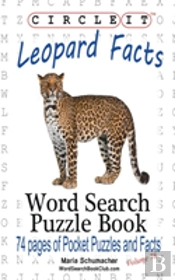 Circle It, Leopard Facts, Word Search, Puzzle Book
