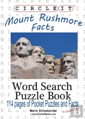Circle It, Mount Rushmore Facts, Pocket Size, Word Search, Puzzle Book