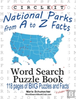 Bertrand.pt - Circle It, National Parks From A To Z Facts, Word Search, Puzzle Book