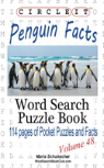 Circle It, Penguin Facts, Word Search, Puzzle Book