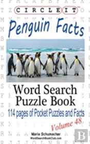 Circle It, Penguin Facts, Word Search, Puzzle Book