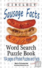 Circle It, Sausage Facts, Word Search, Puzzle Book