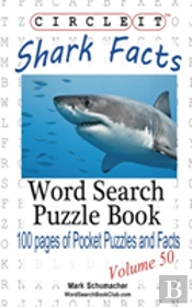 Circle It, Shark Facts, Word Search, Puzzle Book