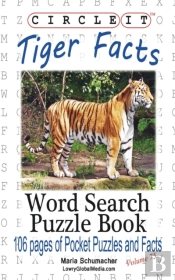 Circle It, Tiger Facts, Word Search, Puzzle Book