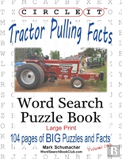 Bertrand.pt - Circle It, Tractor Pulling Facts, Large Print, Word Search, Puzzle Book
