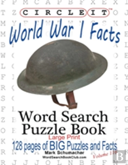 Bertrand.pt - Circle It, World War I Facts, Large Print, Word Search, Puzzle Book
