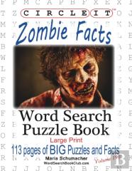 Circle It, Zombie Facts, Word Search, Puzzle Book