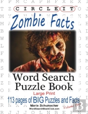 Circle It, Zombie Facts, Word Search, Puzzle Book