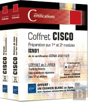 Cisco : Coffret De 2 Livres - Preparation Aux 1er Et 2e Modules Icnd1 De La Certification Ccna 200-1