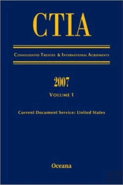 Bertrand.pt - Cita Consolidated Treaties And International Agreements 2007 Volume 1 Issued March 2008