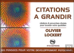 Bertrand.pt - Citations À Grandir ; Citation Et Proverbes Choisis Pour Booster Votre Quotidien
