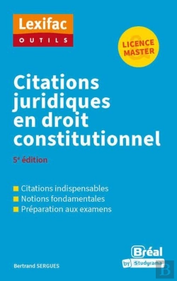 Bertrand.pt - Citations Juridiques En Droit Constitutionnel (5e Édition)