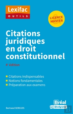 Bertrand.pt - Citations Juridiques En Droit Constitutionnel
