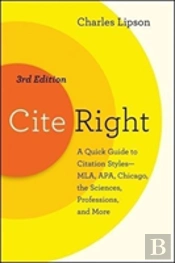 Cite Right, Third Edition