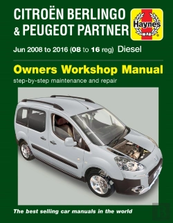 Bertrand.pt - Citroen Berlingo & Peugeot Partner Diesel (June 08 - 16) 08 To 16 Haynes Repair Manual