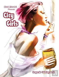 Bertrand.pt - City Girls Grayscale Coloring Book