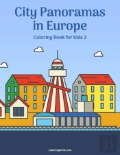 City Panoramas In Europe Coloring Book For Kids 2