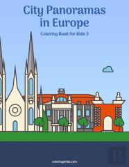 City Panoramas In Europe Coloring Book For Kids 3