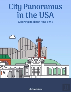 Bertrand.pt - City Panoramas In The Usa Coloring Book For Kids 1 & 2