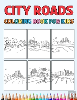 Bertrand.pt - City Roads Coloring Book For Kids