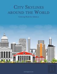 City Skylines Around The World Coloring Book For Adults 5
