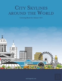 Bertrand.pt - City Skylines Around The World Coloring Book For Adults 7 & 8