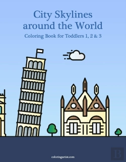 Bertrand.pt - City Skylines Around The World Coloring Book For Toddlers 1, 2 & 3