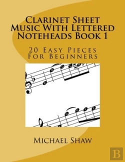 Bertrand.pt - Clarinet Sheet Music With Lettered Noteheads Book 1