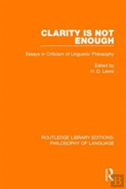 Bertrand.pt - Clarity Is Not Enough