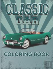 Classic Car Coloring Book