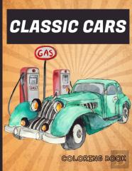 Classic Cars Coloring Book