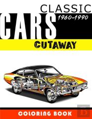 Classic Cars Cutaway Coloring Book