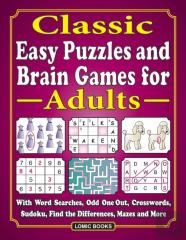 Classic Easy Puzzles And Brain Games For Adults