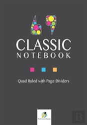 Classic Notebook Quad Ruled With Page Dividers
